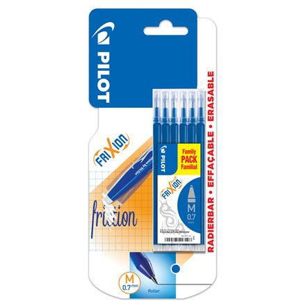 Náplň pre Roller FriXion Ball, 6 ks, 0.7 v modrej farbe