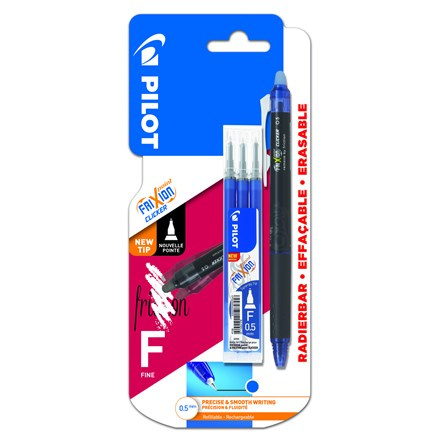 PILOT FriXion Point Clicker modrý 0,5 mm  náplň 1 ks