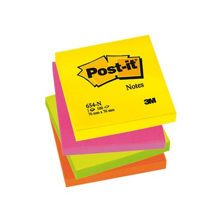 3M Post-It Bloček 76 x 76 mm žlutý 1 ks