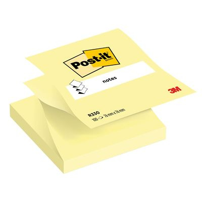 3M Post-it R-330 - samolepicí z-bloček - 76 x 76 mm, 100 listů, žlutý