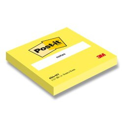 3M Post-it 654NY - samolepicí bloček - 76 x 76 mm, 100 l., žlutý