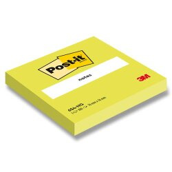 3M Post-it 654NG - samolepicí bloček - 76x76 mm, 100 l., zelený