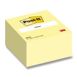 Samolepicí bloček 3M Post-it 636B 76 × 76 mm, 450 l., žlutý