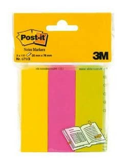 Bločky značkovací Post-it 25,0 mm