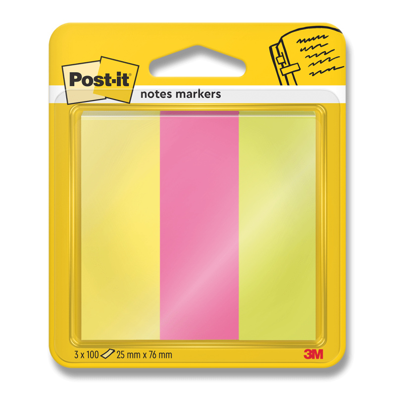 Bločky značkovací Post-it 25,0 mm
