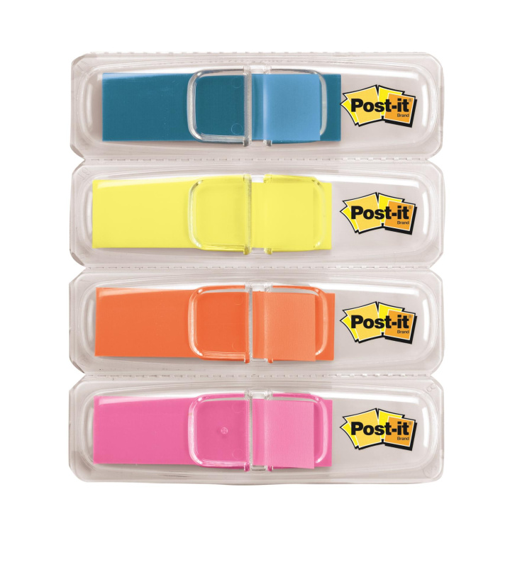 Značkovací bločky Post-it - plnobarevné v zásobníku