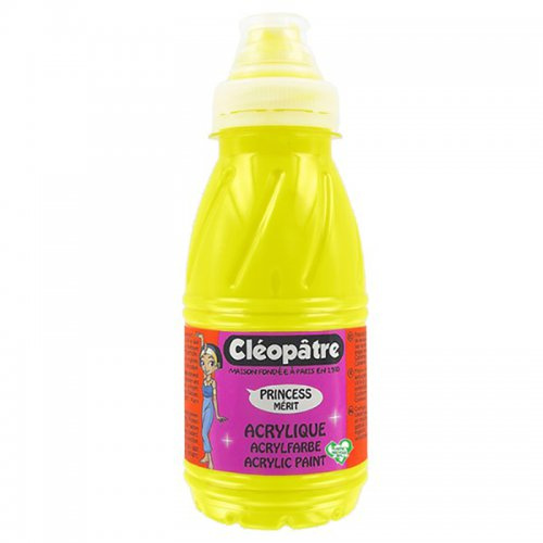 Cleopatre Akrylová barva CLEOPATRE 250 ml ŽLUTÁ