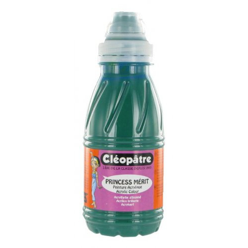 Cleopatre Akrylová barva CLEOPATRE 250 ml TMAVÁ ZELENÁ