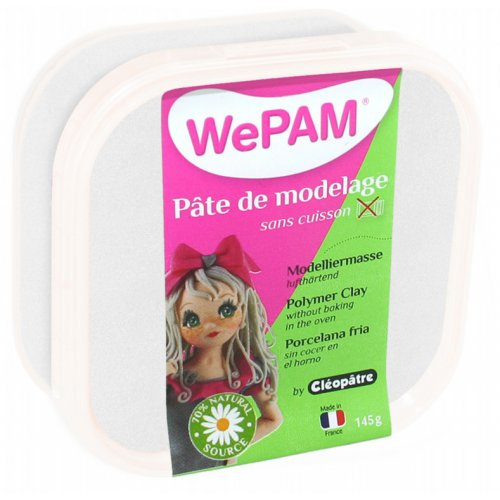 Cleopatre Samotvrdnoucí polymerová modelovací hmota WePAM 145g PERLEŤOVÁ BÍLÁ