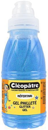 Cleopatre Třpytivý gel 250 ml NEON Modrá