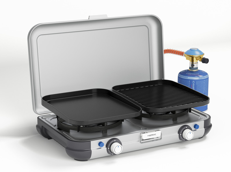 Plynový vařič Campingaz Camping Kitchen 2 Grill & Go - Kartuše