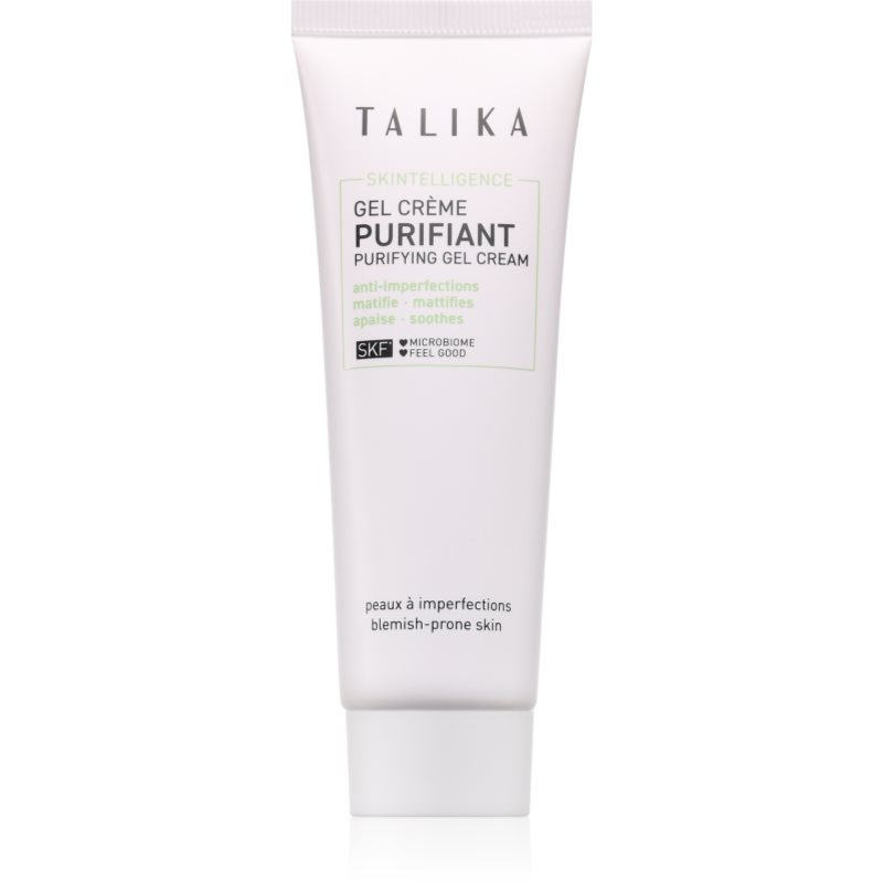Talika Skintelligence Purifying Gel Cream gel krém proti nedokonalostem aknózní pleti 50 ml