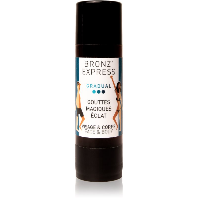 Bronz'Express Samoopalovací kapky na obličej a tělo 30 ml