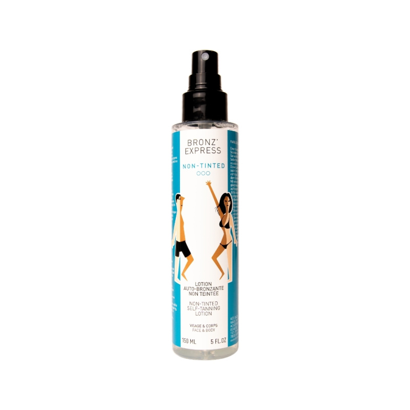 Bronz'Express Immediate Effect Non-Tinted samoopalovací sprej na tělo a obličej 150 ml