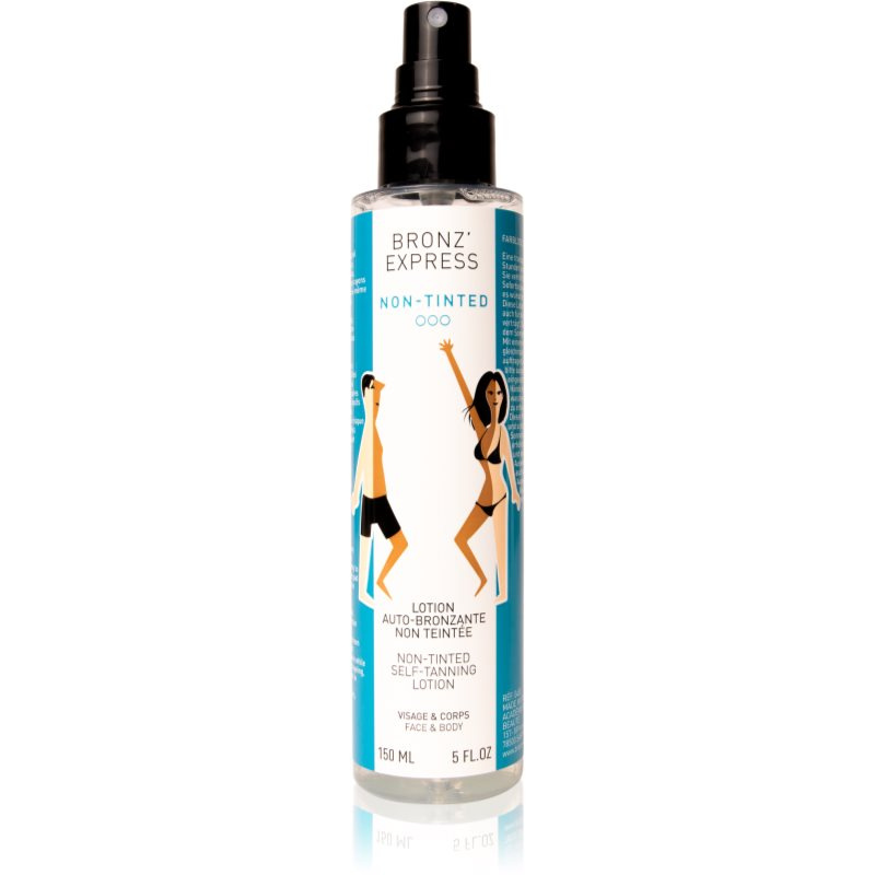 Bronz'Express Immediate Effect Non-Tinted samoopalovací sprej na tělo a obličej 150 ml