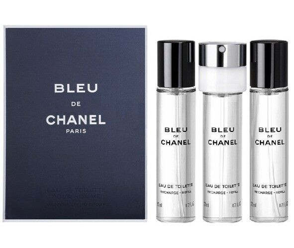 Chanel Bleu de Chanel toaletní voda náplň pro muže 3x20 ml