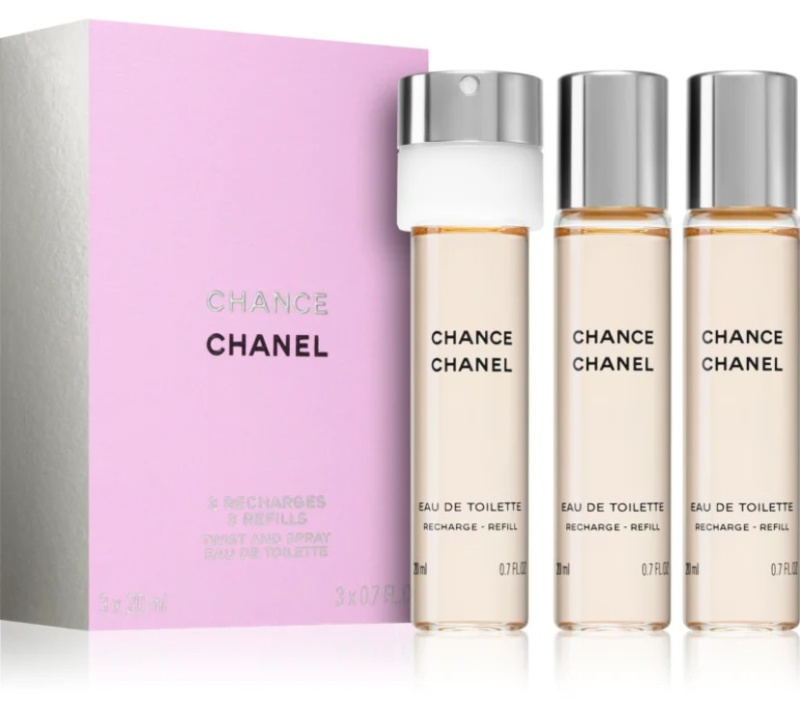 Chanel Chance toaletní voda pro ženy 3 x 20 ml