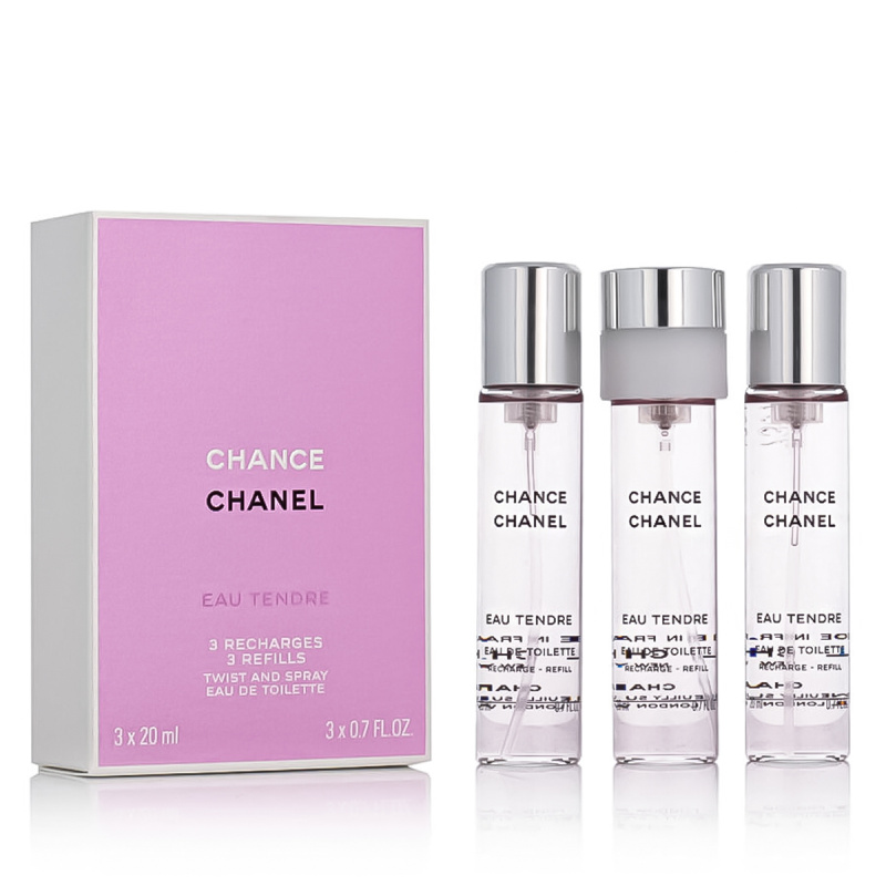 Chanel Chance Eau Tendre toaletní voda pro ženy 3x20 ml