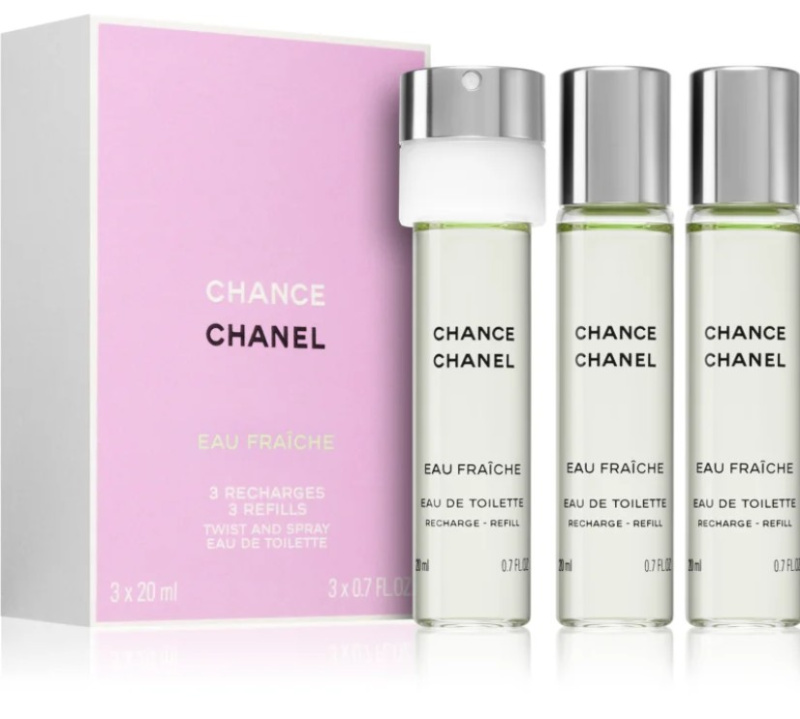 Chanel Chance Eau Fraîche toaletní voda pro ženy 3x20 ml