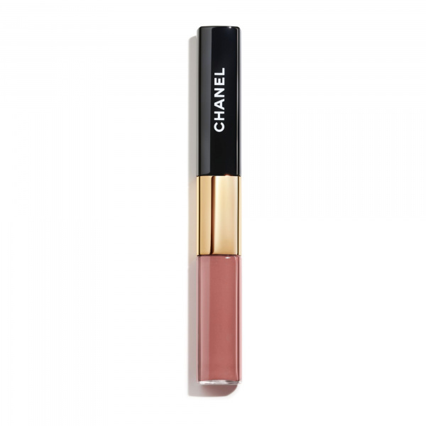 CHANEL LE ROUGE DUO ULTRA TENUE ULTRA ODOLNÁ TEKUTÁ RTĚNKA - 186 PINK NUDE 8ML 8 ml