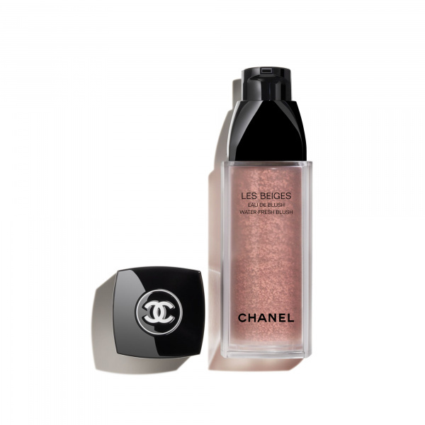 Chanel Les Beiges Water-Fresh Blush tekutá tvářenka s pumpičkou odstín Light Pink 15 ml