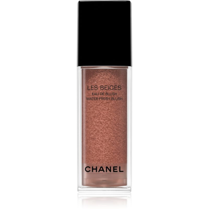 Chanel Les Beiges Water-Fresh Blush tekutá tvářenka s pumpičkou odstín Warm Pink 15 ml