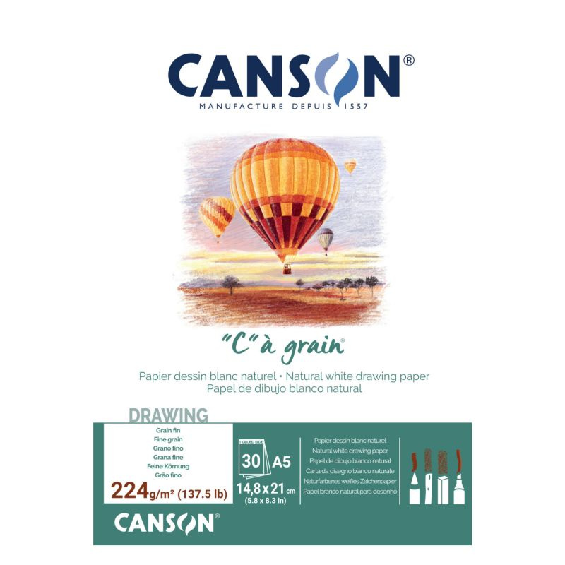 Skicák "C" a grain (224g/m2, 30 listů) A5