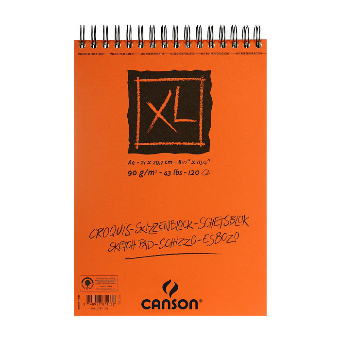 Skicák XL Croquis na kresbu a skici (90g/m2, 60 listů) A5