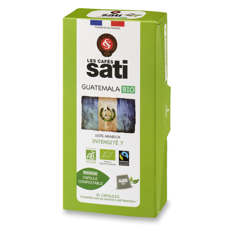 Sati Guatemala BIO - kávové kapsle - 10 kapslí