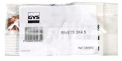 GYS France Navařovací vytahovací hřeby O 3 x 4,50 GYS 049352 sada 100ks