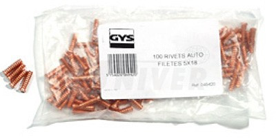 GYS France Navařovací vytahovací závitové kolíčky O 5 x 18 GYS 049420 sada 100ks