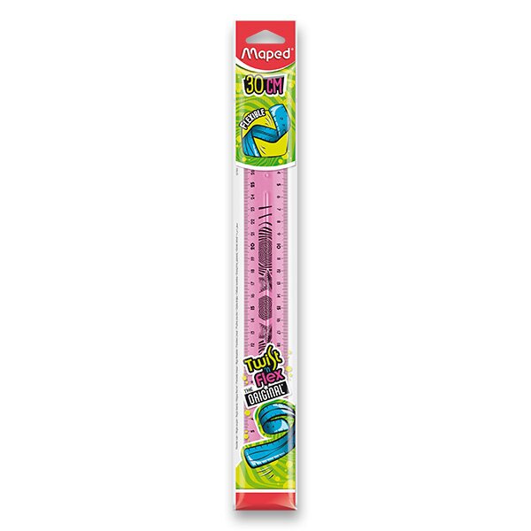 Pravítko Maped Twist´n Flex 30 cm, mix barev