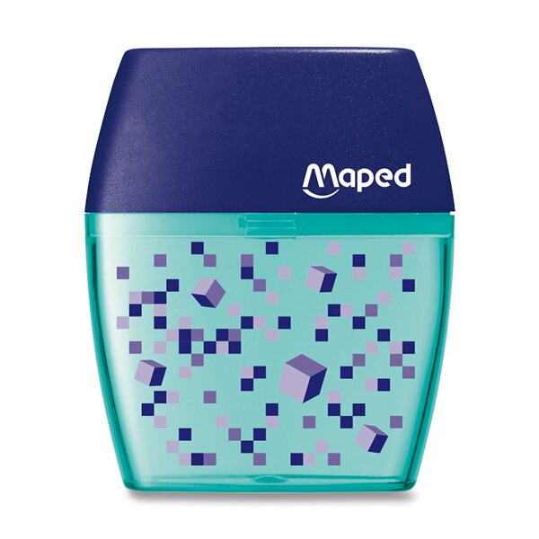 Ořezávátko Maped Shaker Pixel Party - s odpadní nádobkou  Maped