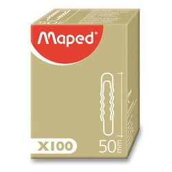 Sponky Maped neklouzavé 50 mm, 100 ks, krabička