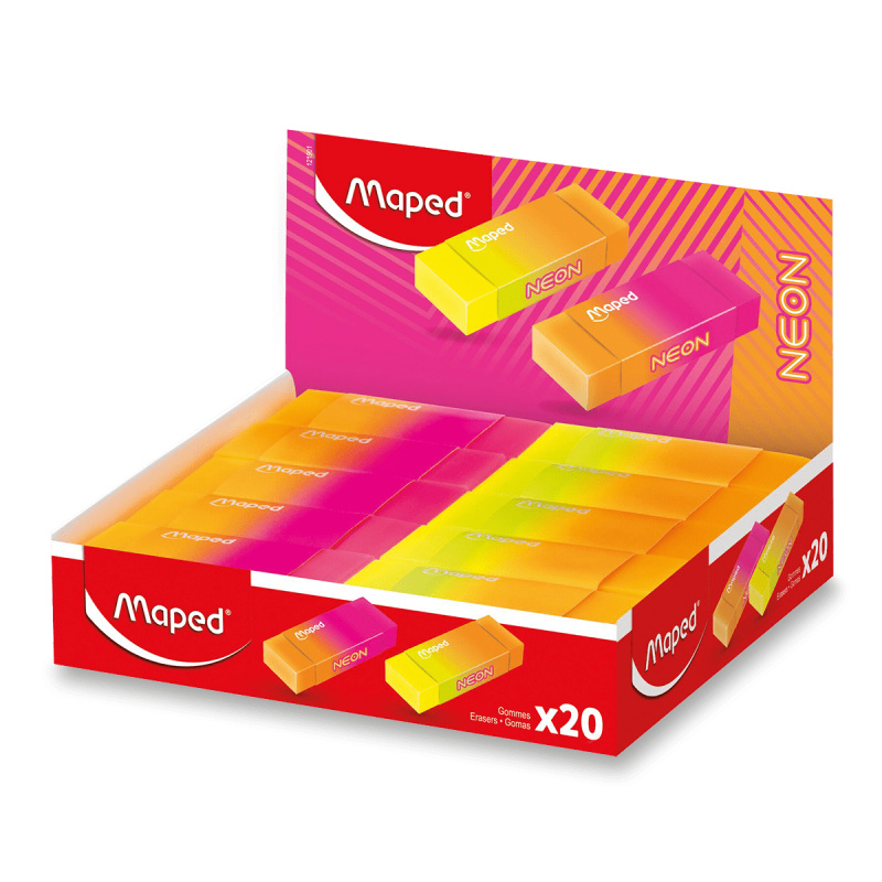 Neonová školní pryž Maped