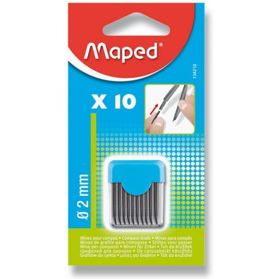 Tuhy do kružítka 10 ks na blistru Maped