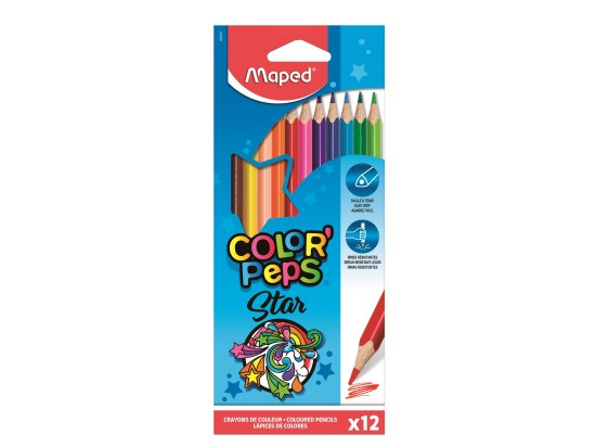 MAPED Pastelky trojboké Color'Peps 12ks