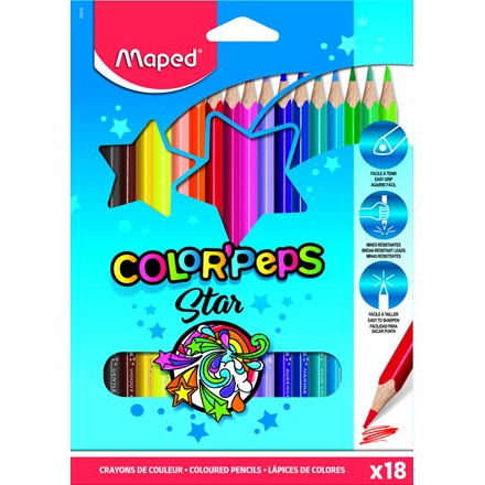 MAPED Pastelky trojboké Color'Peps 24ks