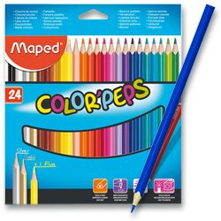 MAPED Pastelky trojboké Color'Peps 24ks