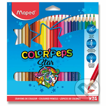 MAPED Pastelky trojboké Color'Peps 24ks