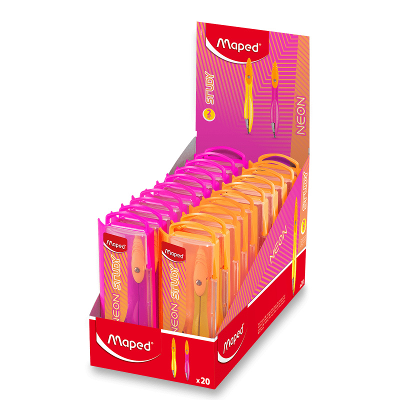 Kružítko Maped Study Neon mix barev Maped