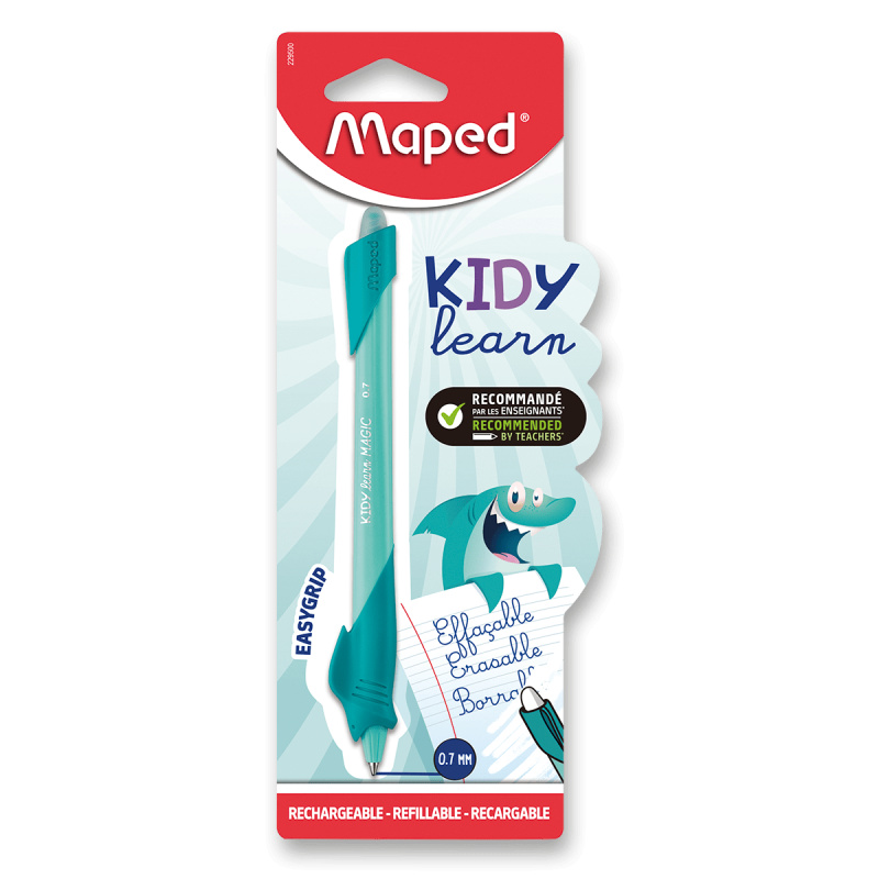 Gumovací pero Maped Kidy Learn Magic Shark - žralok, blistr Maped