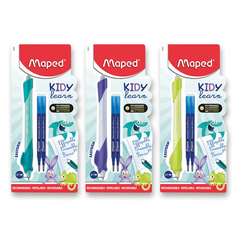 Gumovací pero Maped Kidy Learn Magic - blistr, mix motivů Maped