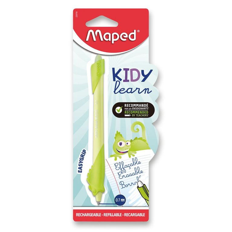 Gumovací pero Maped Kidy Learn Magic Chameleon - chameleon, blistr Maped