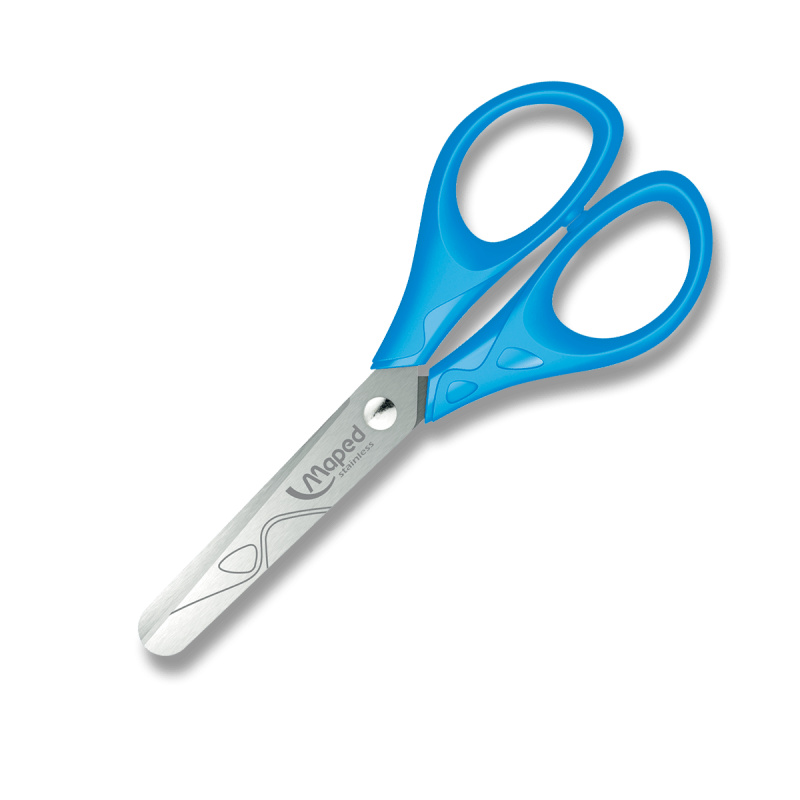 MAPED Nůžky s kulatou špičkou Essentials, 13cm - pro praváky (mix)