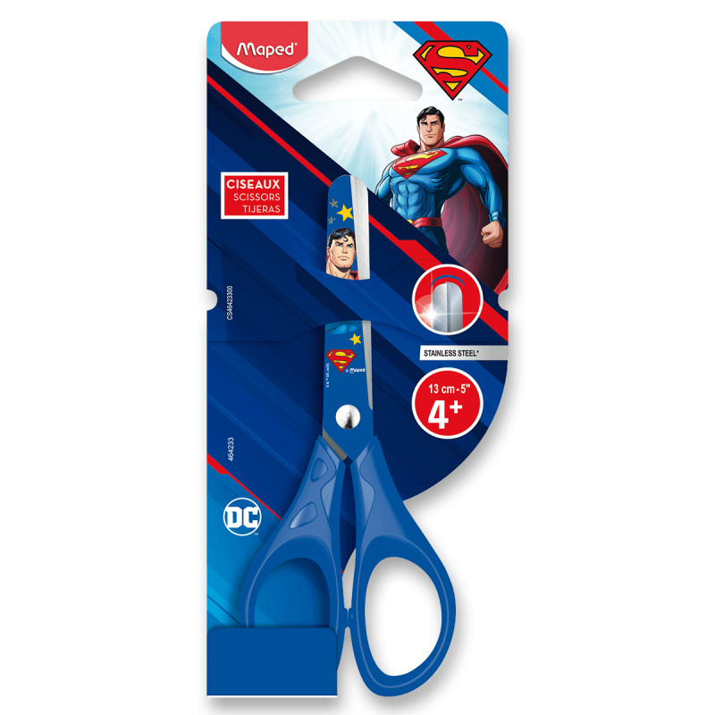 Nůžky Maped Pulse Superman - 13 cm, blistr