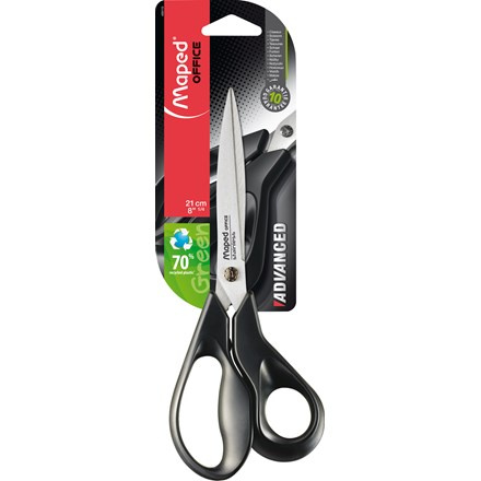 Nůžky Advanced Green 21 cm asymetrické blistr Maped