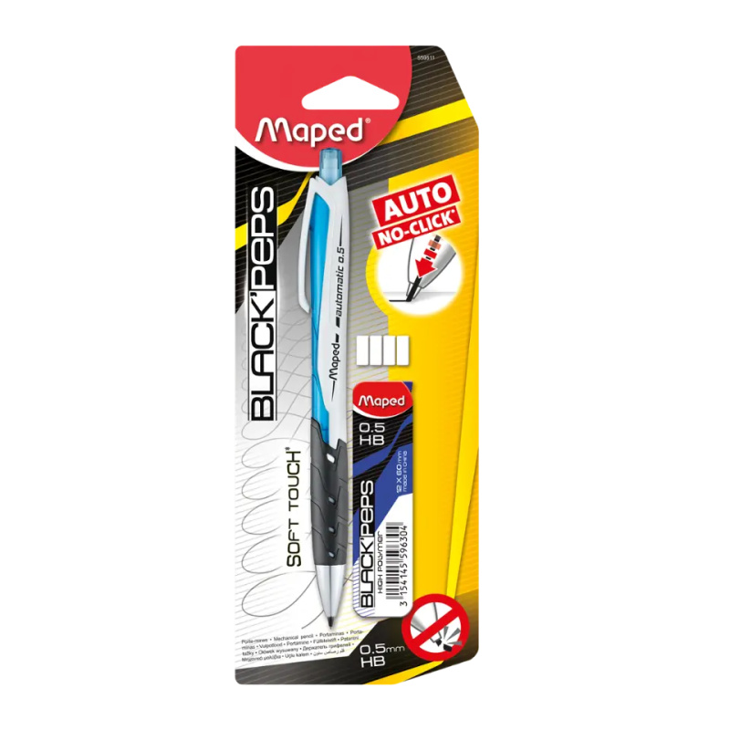 Mikrotužka Maped Automatic 05 s balením tuh mix barev
