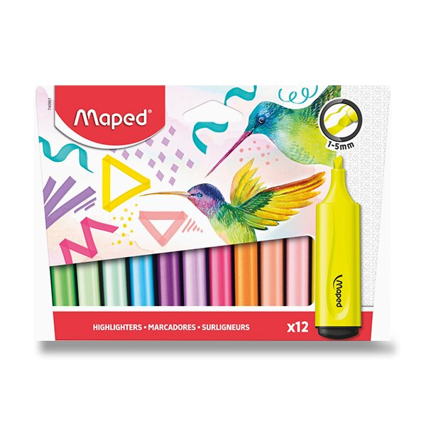 Zvýrazňovač Maped Fluo Peps sada 12 ks Maped