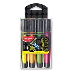 Zvýrazňovač Fluo Peps Max souprava 4 ks Maped